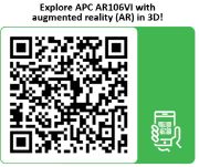 Image de APC NetShelter WX - Coffret à montage mural - 6U verticaux - ventillateurs 230 V (AR106VI)