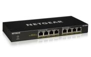 Image de NETGEAR GS308PP Non-géré Gigabit Ethernet (10/100/1000) Connexion Ethernet, supportant l'alimentation via ce port (PoE) Noir (GS308PP-100EUS)