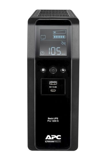 Image de APC Back UPS Pro BR 1200VA - Sinewave - 8 CEI - AVR - Interface LCD (BR1200SI)