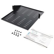 Image de StarTech.com Étagère rack serveur 2U à 2 montants - Montage centrale - 34 kg maxi - Ventilée (CABSHF2POSTV2)