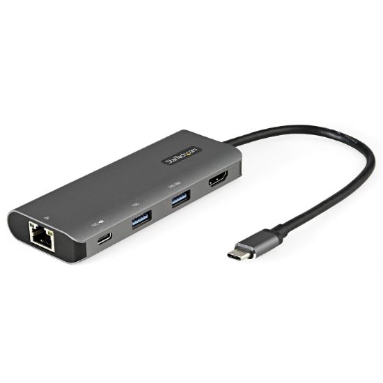 Image de StarTech.com Adaptateur Multiport USB-C - Mini Dock USB Type-C 10Gbps avec 4K 30Hz HDMI - 100W Power Delivery Passthrough - Hub USB 3 Ports, GbE - Muti-dock USB 3.1/3.2 Gen 2 ... (DKT31CHPDL)