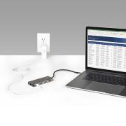 Image de StarTech.com Adaptateur Multiport USB-C - Mini Dock USB Type-C 10Gbps avec 4K 30Hz HDMI - 100W Power Delivery Passthrough - Hub USB 3 Ports, GbE - Muti-dock USB 3.1/3.2 Gen 2 ... (DKT31CHPDL)