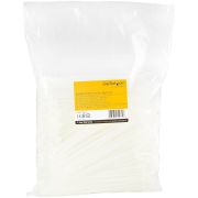 Image de StarTech.com Colliers de Serrage 20 cm Blancs - Largeur 4 mm - Diam. faisceau 55 mm - Résistance traction 22 kg - Fermeture glissière autobloquante nylon avec pointe incurvée - ... (CBMZT8NK)