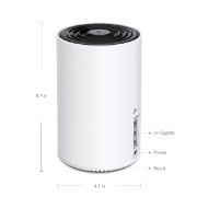 Image de TP-Link Deco XE75 Tri-bande (2,4 GHz / 5 GHz / 6 GHz) Wi-Fi 6E (802.11ax) Blanc 3 Interne (DECO XE75(2-PACK))