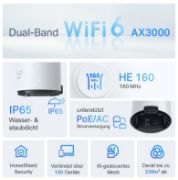 Image de TP-Link Deco X50-Outdoor Bi-bande (2,4 GHz / 5 GHz) Wi-Fi 6 (802.11ax) Blanc 1 Interne (DECO X50-OUTDOOR(1-PACK))