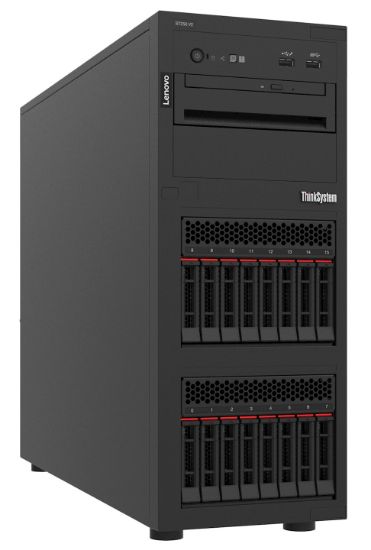 Image de Lenovo ThinkSystem ST250 V2 serveur 0 Go Tower Intel Xeon E E-2356G 3,2 GHz 16 Go DDR4-SDRAM 550 W (7D8FA01TEA)