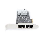 Image de StarTech.com Carte Réseau PCIe à 4 Ports 2,5 Gbps NBASE-T, Intel I225-V - Carte Réseau pour PC - Carte Réseau Ethernet Multi-Gigabit - Carte LAN Serveur PCI Express 2 ... (PR42GI-NETWORK-CARD)