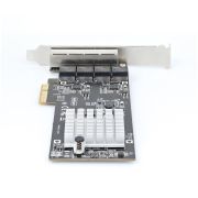 Image de StarTech.com Carte Réseau PCIe à 4 Ports 2,5 Gbps NBASE-T, Intel I225-V - Carte Réseau pour PC - Carte Réseau Ethernet Multi-Gigabit - Carte LAN Serveur PCI Express 2 ... (PR42GI-NETWORK-CARD)