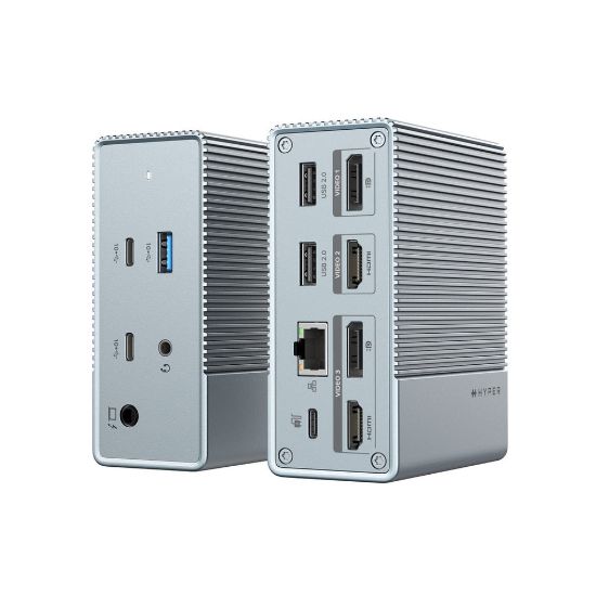 Image de Targus station d'accueil Avec fil USB 3.2 Gen 1 (3.1 Gen 1) Type-C Gris (HDG212B-GL)