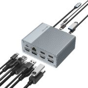 Image de Targus station d'accueil Avec fil USB 3.2 Gen 1 (3.1 Gen 1) Type-C Gris (HDG212B-GL)