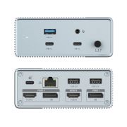 Image de Targus station d'accueil Avec fil USB 3.2 Gen 1 (3.1 Gen 1) Type-C Gris (HDG212B-GL)