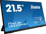 Image de iiyama ProLite écran plat de PC 54,6 cm (21.5") 1920 x 1080 pixels Full HD LCD Écran tactile Noir (T2255MSC-B1)