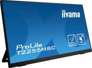 Image de iiyama ProLite écran plat de PC 54,6 cm (21.5") 1920 x 1080 pixels Full HD LCD Écran tactile Noir (T2255MSC-B1)