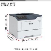 Image de Xerox Imprimante recto verso A4 47 ppm B410, PS3 PCL5e/6, 2 magasins, total 650 feuilles (B410V_DN)