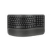 Image de Logitech Wave Keys clavier ergonomique sans fil avec repose-poignets rembourré (920-012334)