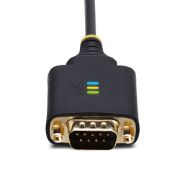 Image de StarTech.com Adaptateur USB vers Série de 2 Ports de 60cm, Vis/Écrous DB9 Interchangeables, COM Rétention, Câble Convertisseur USB-A vers DB9 RS232, FTDI, Protection ES ... (2P1FFC-USB-SERIAL)