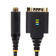 Image de StarTech.com Adaptateur USB vers Série de 2 Ports de 60cm, Vis/Écrous DB9 Interchangeables, COM Rétention, Câble Convertisseur USB-A vers DB9 RS232, FTDI, Protection ES ... (2P1FFC-USB-SERIAL)