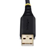 Image de StarTech.com Adaptateur USB vers Série de 2 Ports de 60cm, Vis/Écrous DB9 Interchangeables, COM Rétention, Câble Convertisseur USB-A vers DB9 RS232, FTDI, Protection ES ... (2P1FFC-USB-SERIAL)