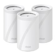 Image de TP-Link Deco BE65 Tri-bande (2,4 GHz / 5 GHz / 6 GHz) Wi-Fi 7 (802.11be) Blanc 4 Interne (DECO BE65(3-PACK))
