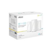 Image de TP-Link Deco BE65 Tri-bande (2,4 GHz / 5 GHz / 6 GHz) Wi-Fi 7 (802.11be) Blanc 4 Interne (DECO BE65(3-PACK))