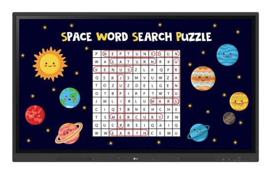 Image de LG CreateBoard tableau blanc interactif 165,1 cm (65") 3840 x 2160 pixels Écran tactile Noir USB / RF Wireless (65TR3DK-BM)