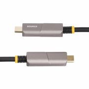 Image de StarTech.com Câble USB-C vers HDMI 2.0 Optique Actif (AOC) de 15,2m, 4K 60Hz, Classé CL3, Câble Optique Actif, Câble Adaptateur USB Type-C vers HDMI Unidirectionnel (146B-USBC-HDMI4K-AOC)