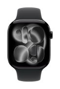 Image de Apple Bracelet Sport noir 46 mm - S/M (MXM23ZM/A)