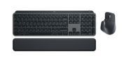 Image de Logitech MX Keys S Combo clavier Souris incluse Bureau RF sans fil + Bluetooth AZERTY Belge Graphite (920-011607)