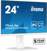 Image de iiyama ProLite écran plat de PC 60,5 cm (23.8") 1920 x 1080 pixels Full HD LED Blanc (XUB2497HSU-W2)