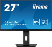 Image de iiyama ProLite écran plat de PC 68,6 cm (27") 1920 x 1080 pixels Full HD LED Noir (XUB2793HS-B7)
