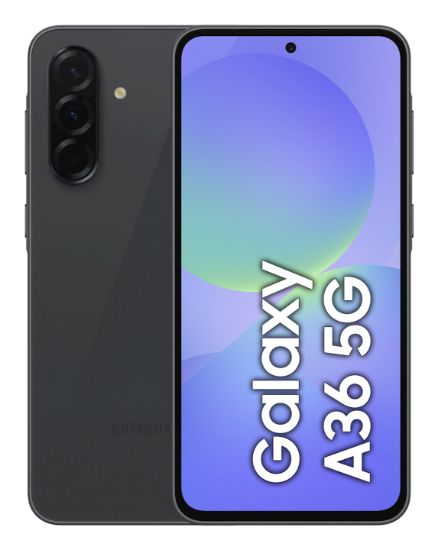 Image de Samsung Galaxy A36 5G 17 cm (6.7") Double SIM Android 15 USB Type-C 8 Go 256 Go 5000 mAh Noir (SM-A366BZKGEUB)
