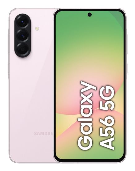 Image de Samsung Galaxy A56 17 cm (6.7") Double SIM Android 15 5G USB Type-C 8 Go 128 Go 5000 mAh Rose (SM-A566BLIAEUB)