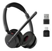 Image de EPOS Écouteur et casque Avec fil &sans fil Arceau Bureau/Centre d'appels USB Type-C Bluetooth Noir (1001490)
