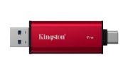 Image de Kingston Technology 1TB Dual USB-A/C Portable SSD, Up to 1050MB/s USB 3.2 Gen 2 (SPSD/1TB)