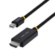 Image de StarTech.com câble vidéo et adaptateur Mini DisplayPort HDMI Type A (Standard) Noir (1M-MDP-HDMI2-4K60)