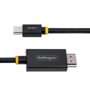 Image de StarTech.com câble vidéo et adaptateur Mini DisplayPort HDMI Type A (Standard) Noir (1M-MDP-HDMI2-4K60)
