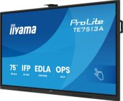Image de iiyama Écran d'affichage dynamique 190,5 cm (75") Wifi 500 cd/m² 4K Ultra HD Écran tactile Intégré dans le processeur Android (TE7513A-B2AG)