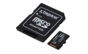 Image de Kingston Technology Carte 64GB microSDXC Industrielle C10 A1 pSLC + adaptateur SD (SDCIT2/64GB)