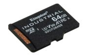 Image de Kingston Technology Carte 64GB microSDXC Industrielle C10 A1 pSLC + adaptateur SD (SDCIT2/64GB)