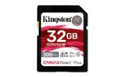 Image de Kingston Technology 32GB Canvas React Plus SDHC UHS-II 300R/260W U3 V90 for Full HD/4K/8K (SDR2/32GB)