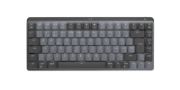 Image de Logitech MX Mini Mechanical clavier RF sans fil + Bluetooth QWERTZ Suisse Graphite, Gris Qwertz (920-010775)