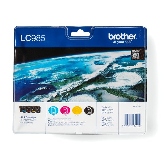 Image de Brother - Pack de cartouches d'encre originales (LC985VALBP)