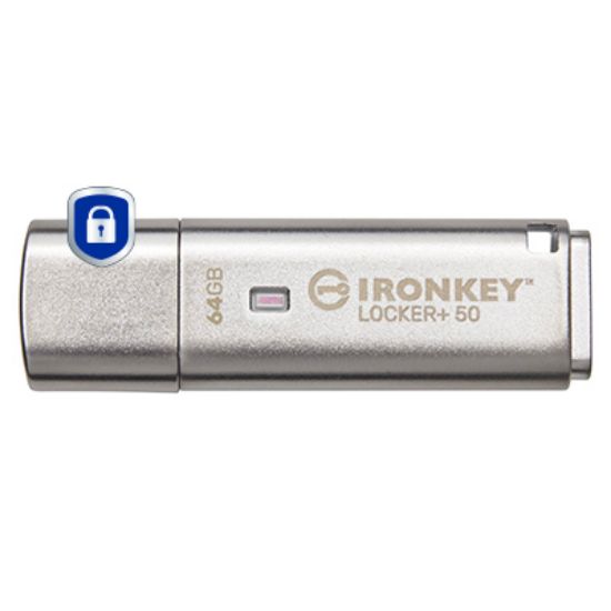 Image de Kingston Technology IronKey 64 Go IKLP50 AES USB, w/256bit Encryption (IKLP50/64GB)