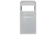 Image de Kingston Technology DataTraveler 256 Go Micro 200 Mo/s Metal USB 3.2 Gen 1 (DTMC3G2/256GB)