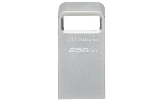 Image de Kingston Technology DataTraveler 256 Go Micro 200 Mo/s Metal USB 3.2 Gen 1 (DTMC3G2/256GB)