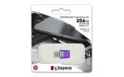 Image de Kingston Technology DataTraveler 256 Go microDuo 3C 200 Mo/s dual USB-A + USB-C (DTDUO3CG3/256GB)