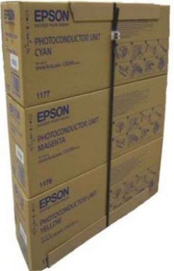Image de Epson Pack 3 Photoconducteurs Couleur (CMJ) AL-C9200N (30 000 p) (C13S051175CP)