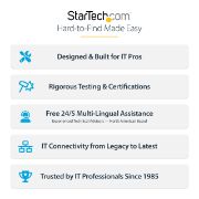 Image de StarTech.com Câble HDMI 2.1 8K de 2 m - Câble HDMI ultra haut débit certifié 48Gbps - 8K 60Hz/4K 120Hz HDR10+ eARC - Câble HDMI Ultra HD 8K - Écran/TV/Affichage - Gaine flexibl ... (HDMM21V2M)