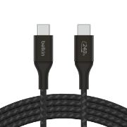 Image de Belkin câble USB 2 m USB 2.0 USB C Noir (CAB015BT2MBK)