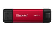 Image de Kingston Technology 512GB Dual USB-A/C Portable SSD, Up to 1050MB/s USB 3.2 Gen 2 (SPSD/512GB)